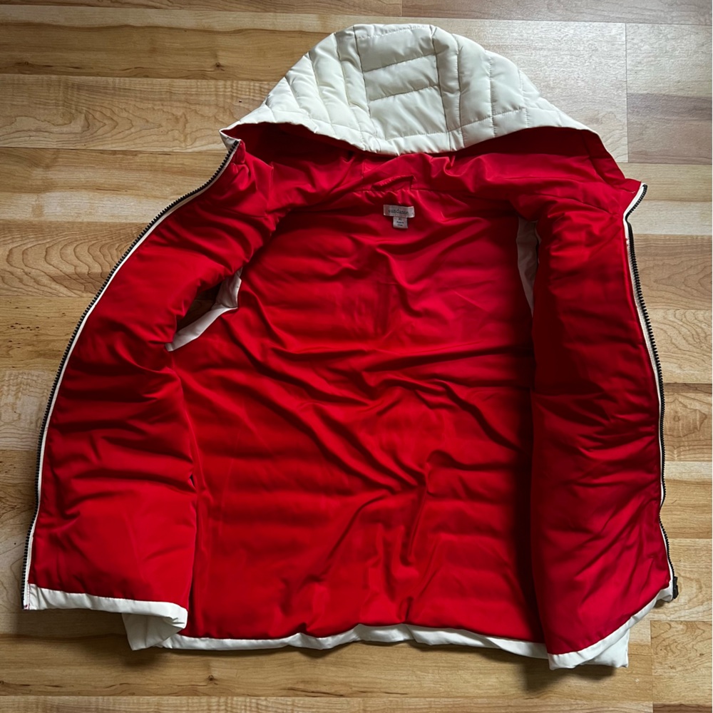 ✂️Sundance Dandelion Three Stripe Hooded Insulated Puffer Vest - Picture 7 of 11